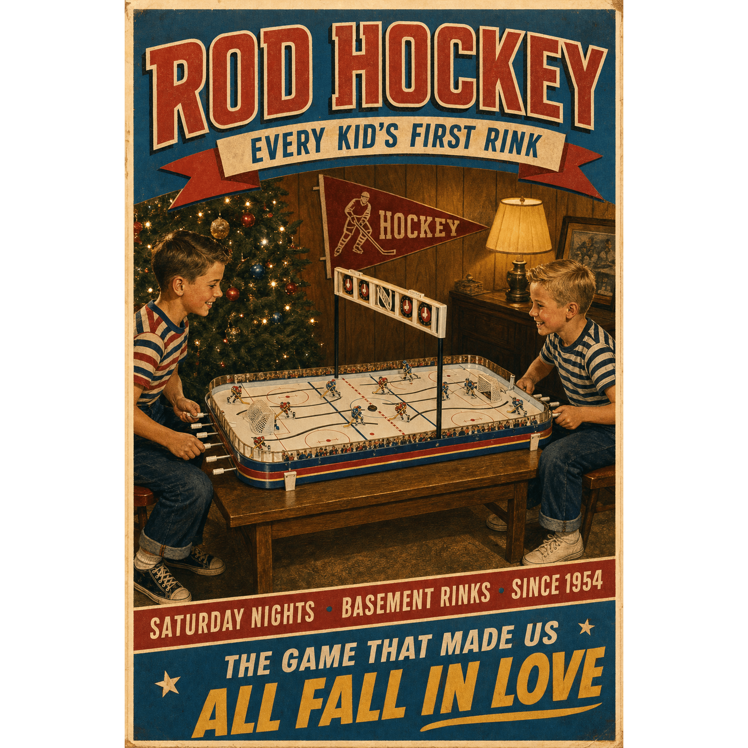 1954 Rod Hockey