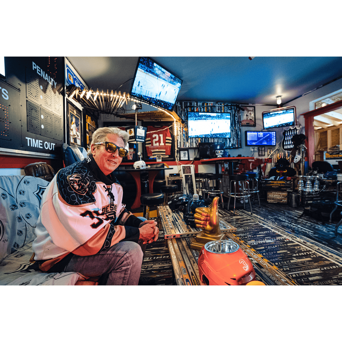 Ultimate Hockey Fan Cave Shades