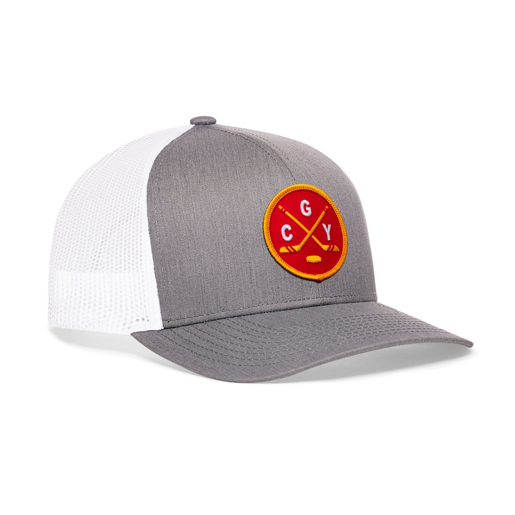 Calgary Hockey Trucker Hat  |  CGY X Snapback