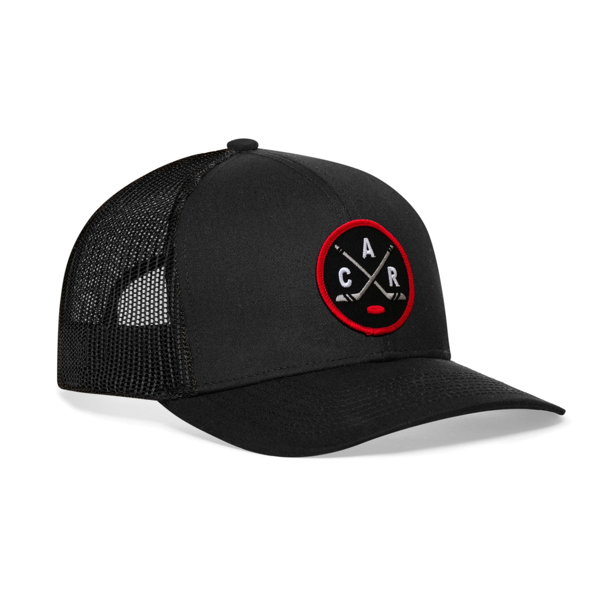 Carolina Hockey Trucker Hat  |  Black CAR X Snapback