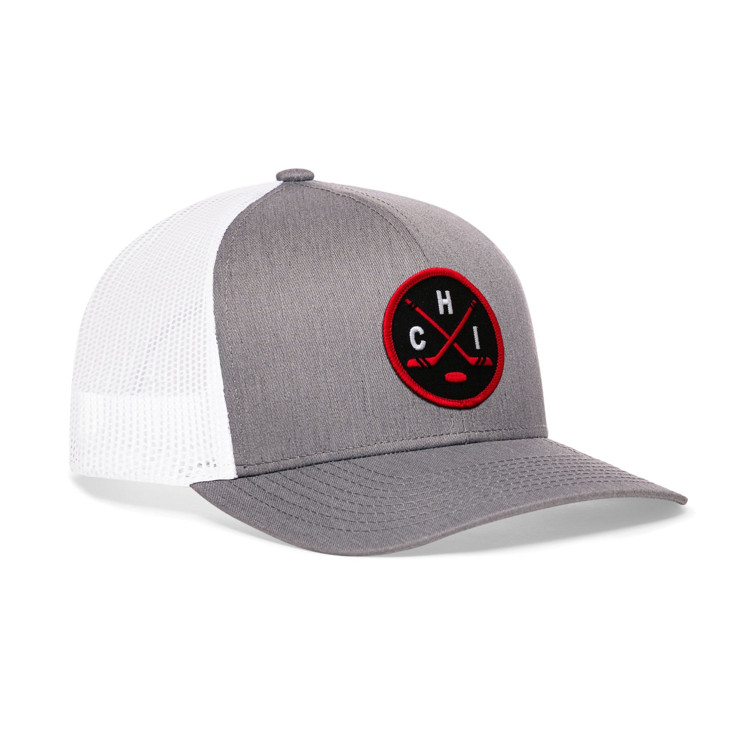 Chicago Hockey Trucker Hat  |  CHI X Snapback