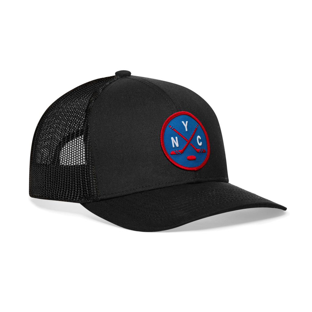 New York Hockey Trucker Hat  |  NYC X Snapback