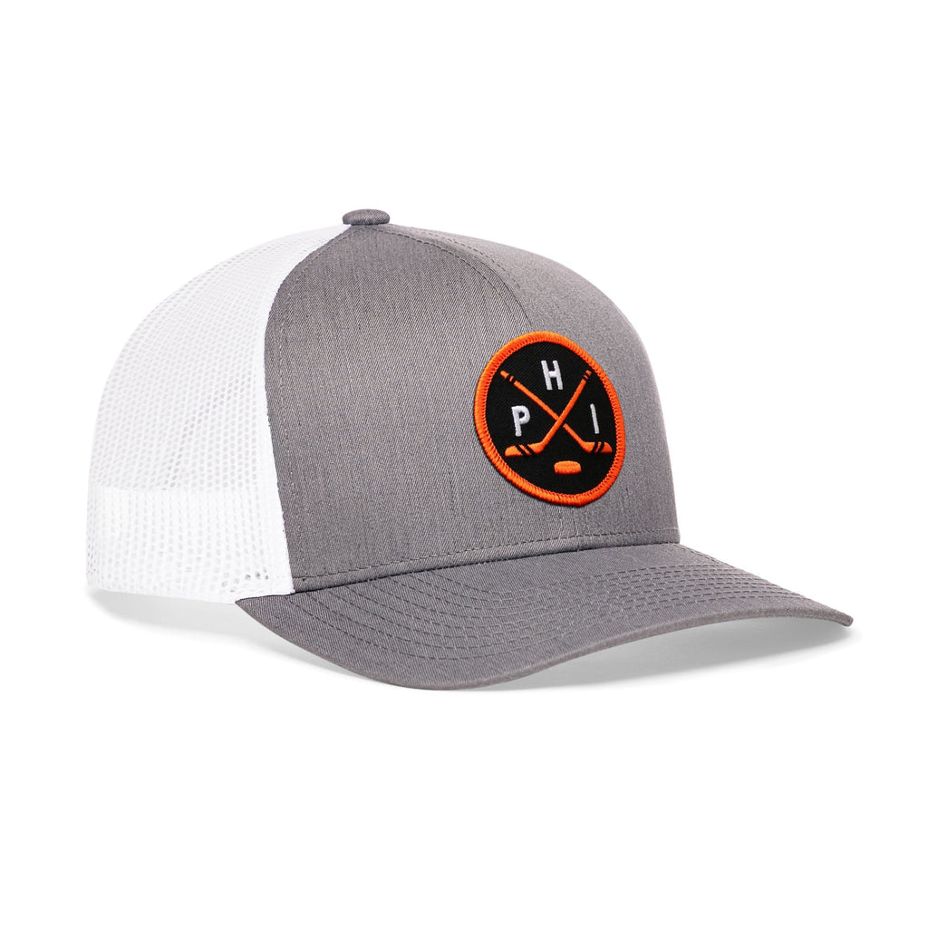 Philadelphia Hockey Trucker Hat  |  PHI X Snapback