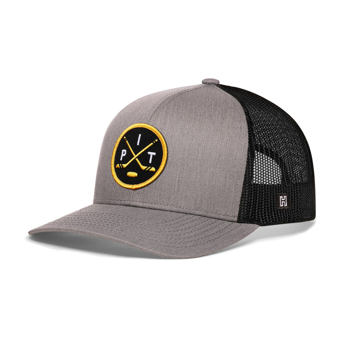 Pittsburgh Hockey Trucker Hat  |  PIT X Snapback