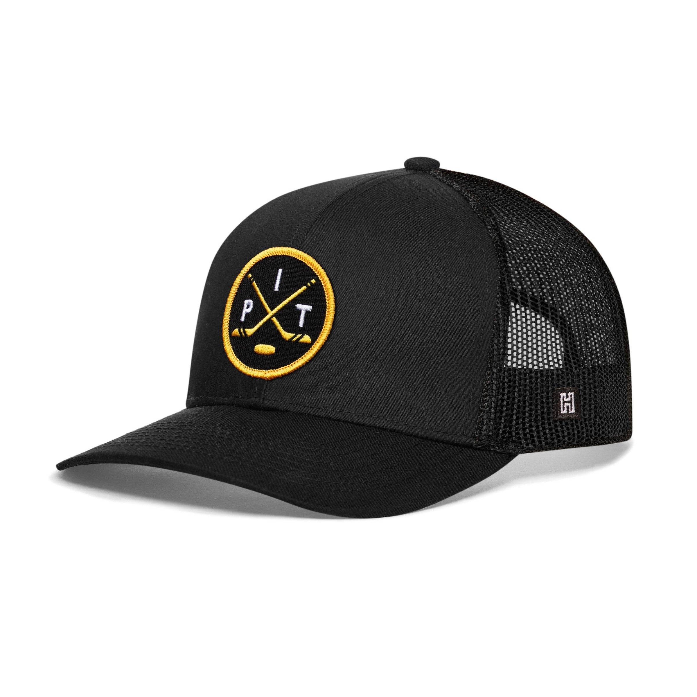 Pittsburgh Hockey Trucker Hat  |  PIT X Snapback