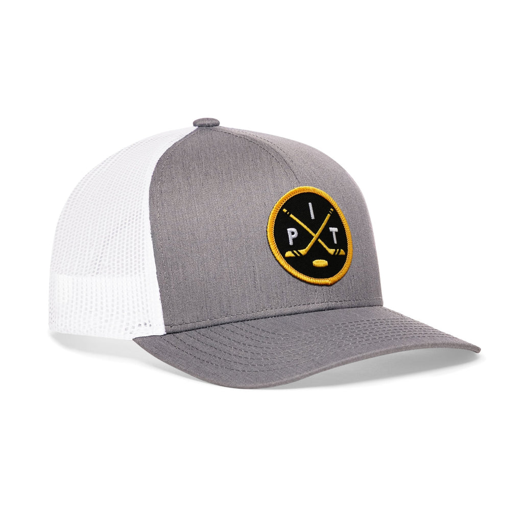 Pittsburgh Hockey Trucker Hat  |  PIT X Snapback
