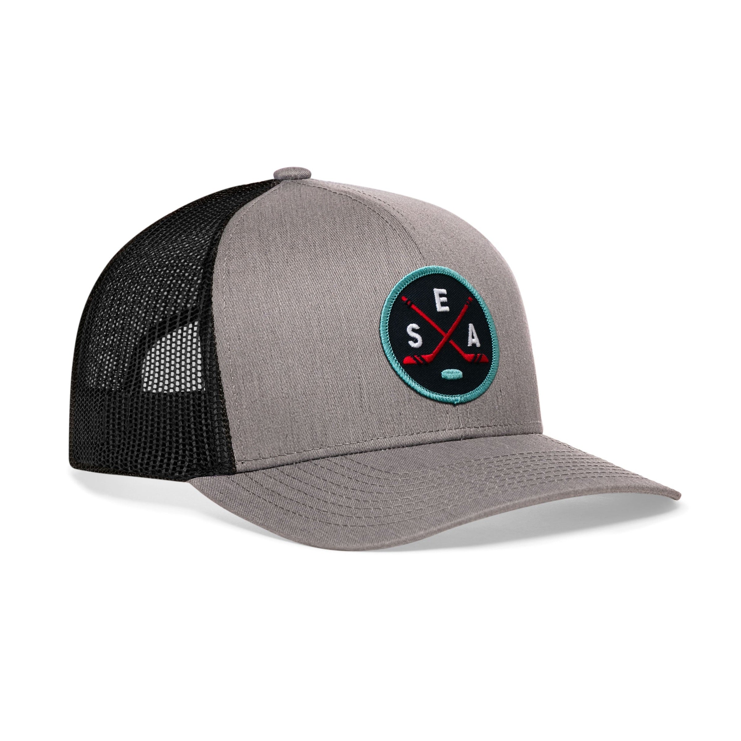 Seattle Hockey Trucker Hat  |  SEA X Snapback