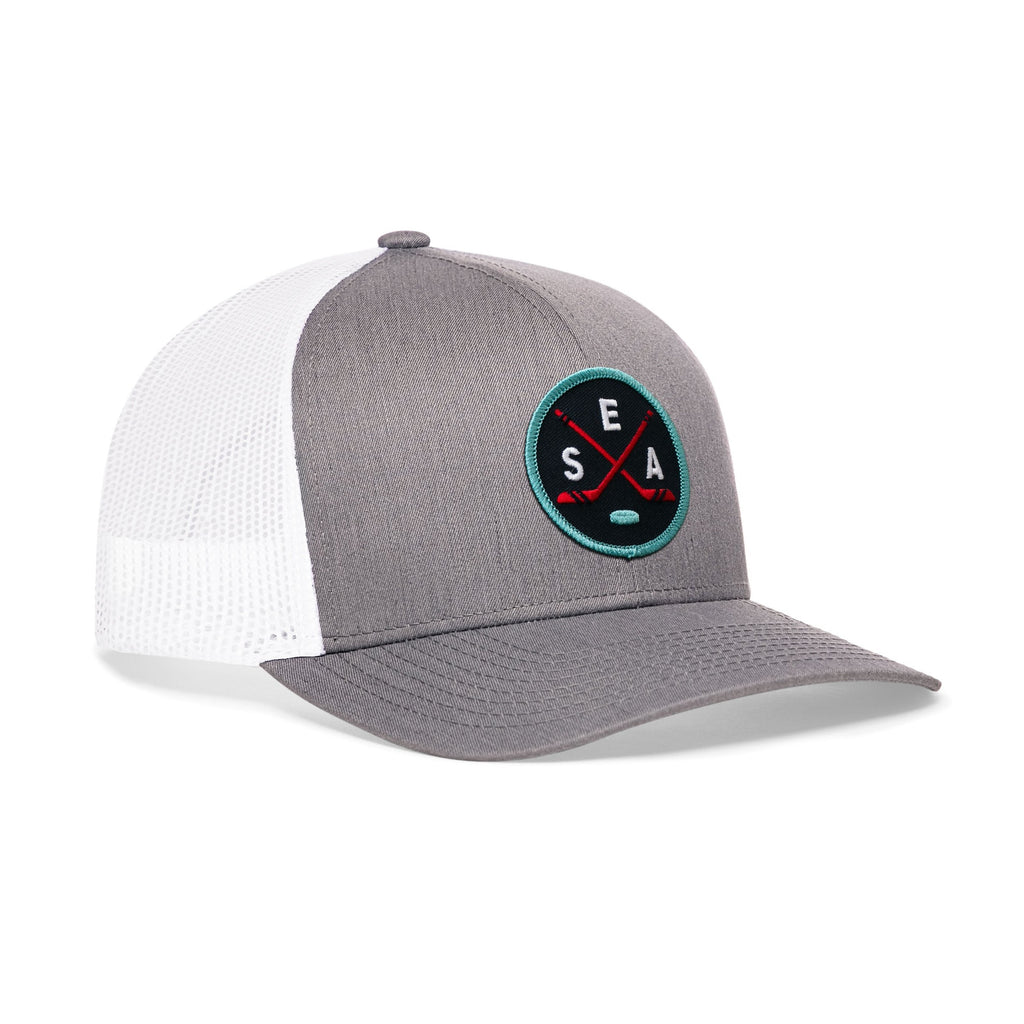 Seattle Hockey Trucker Hat  |  SEA X Snapback