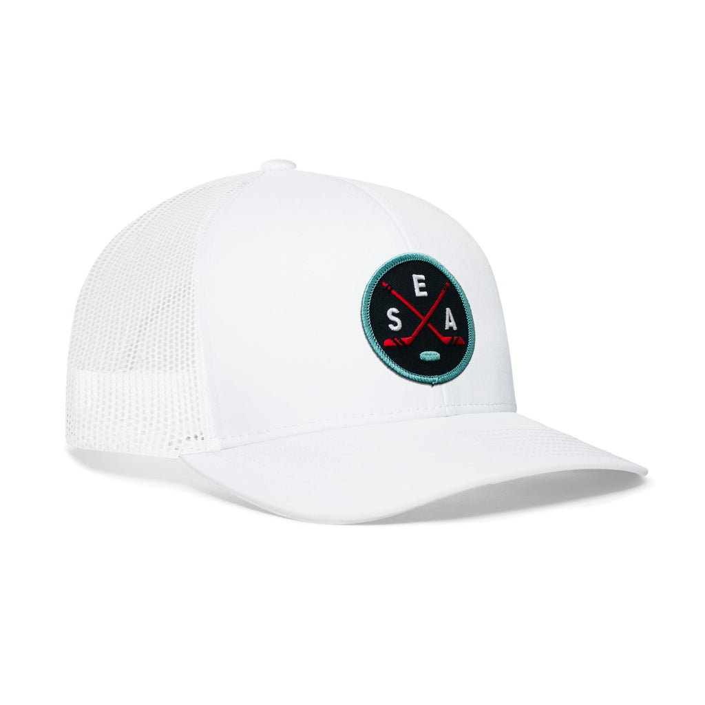Seattle Hockey Trucker Hat  |  SEA X Snapback