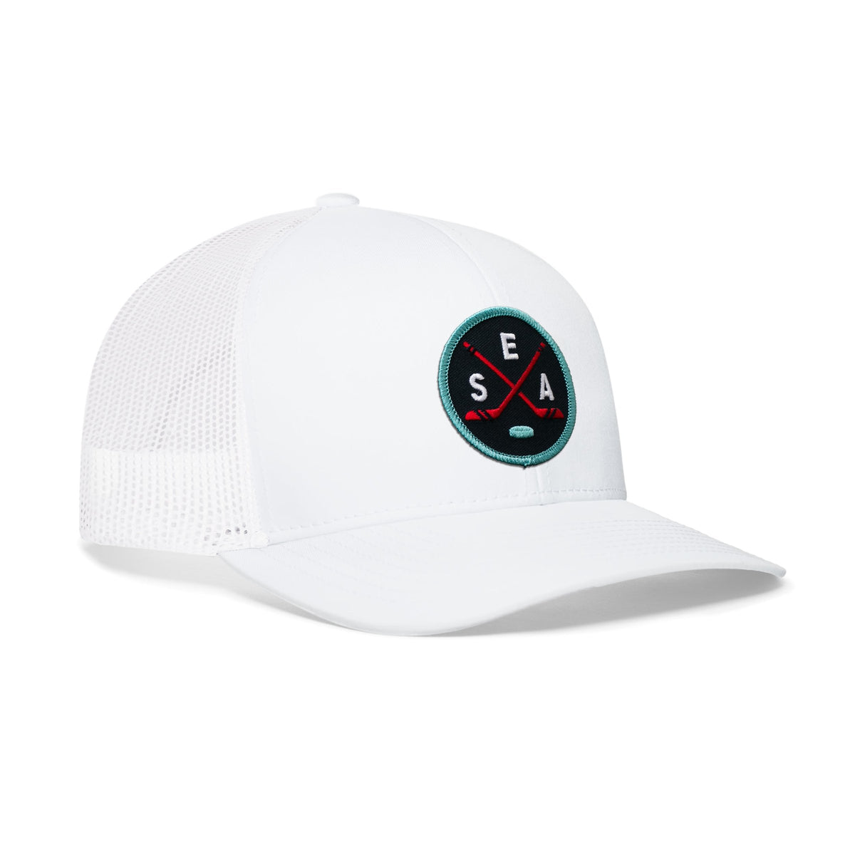 Seattle Hockey Trucker Hat  |  SEA X Snapback