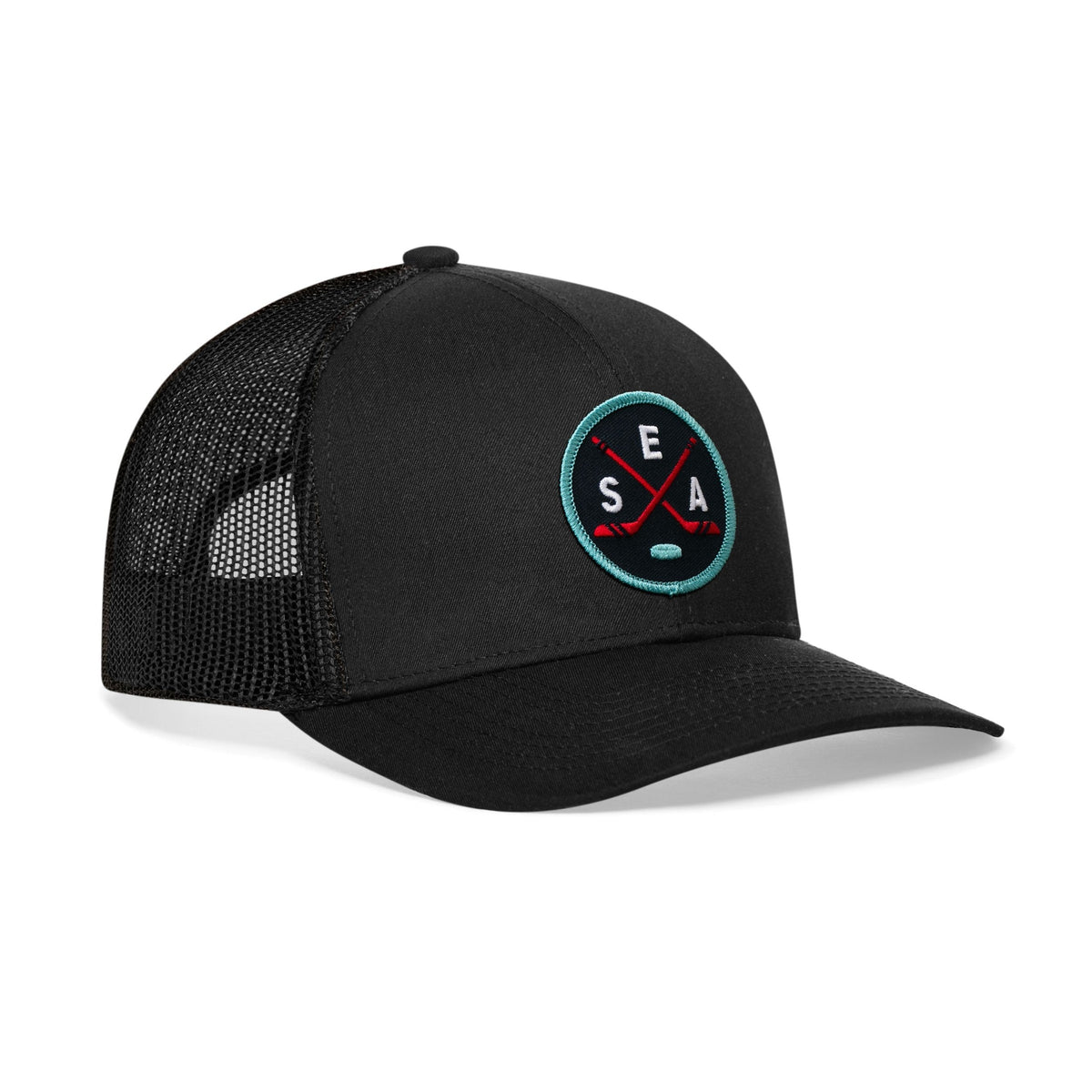 Seattle Hockey Trucker Hat  |  SEA X Snapback