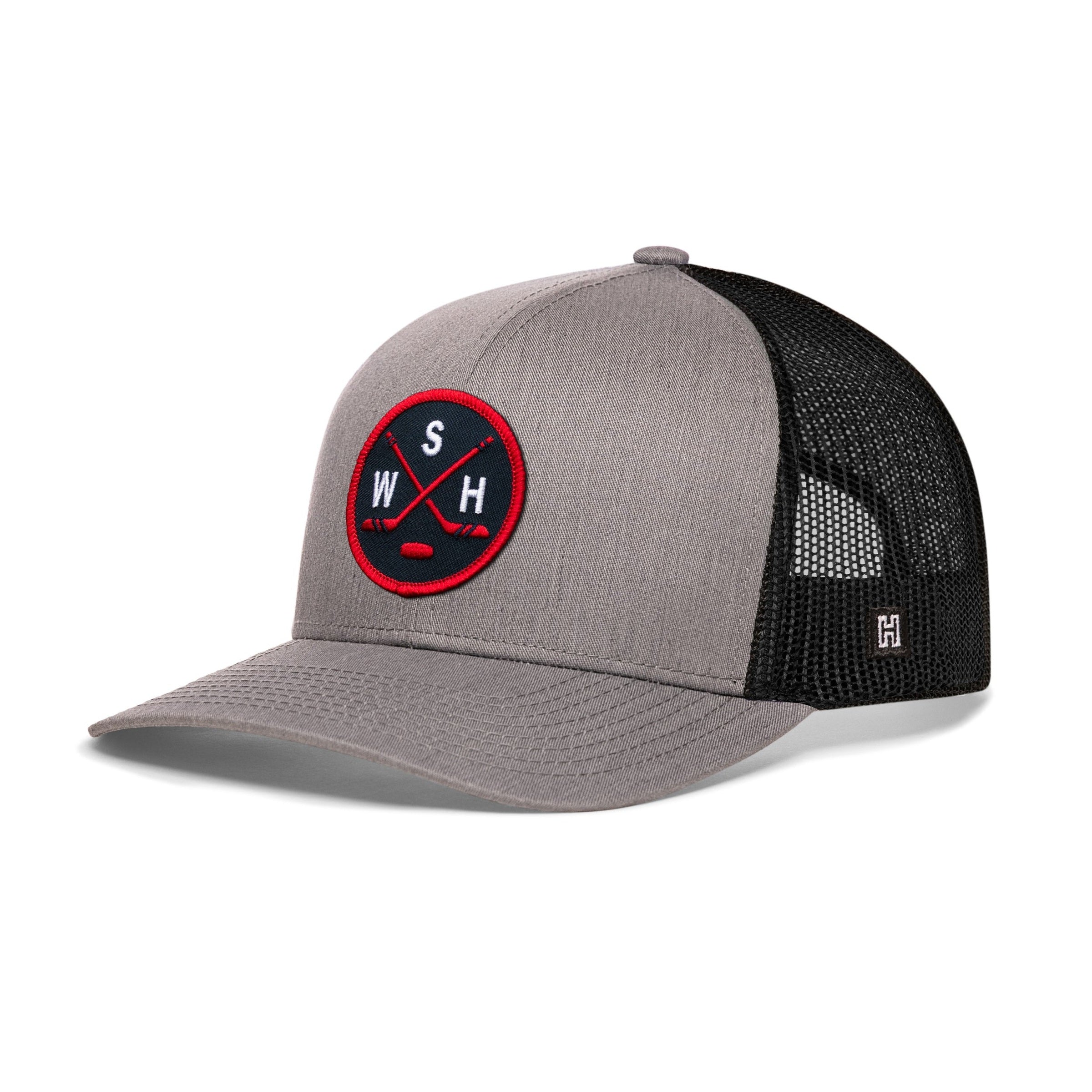 Washington DC Hockey Trucker Hat  |  WSH X Snapback