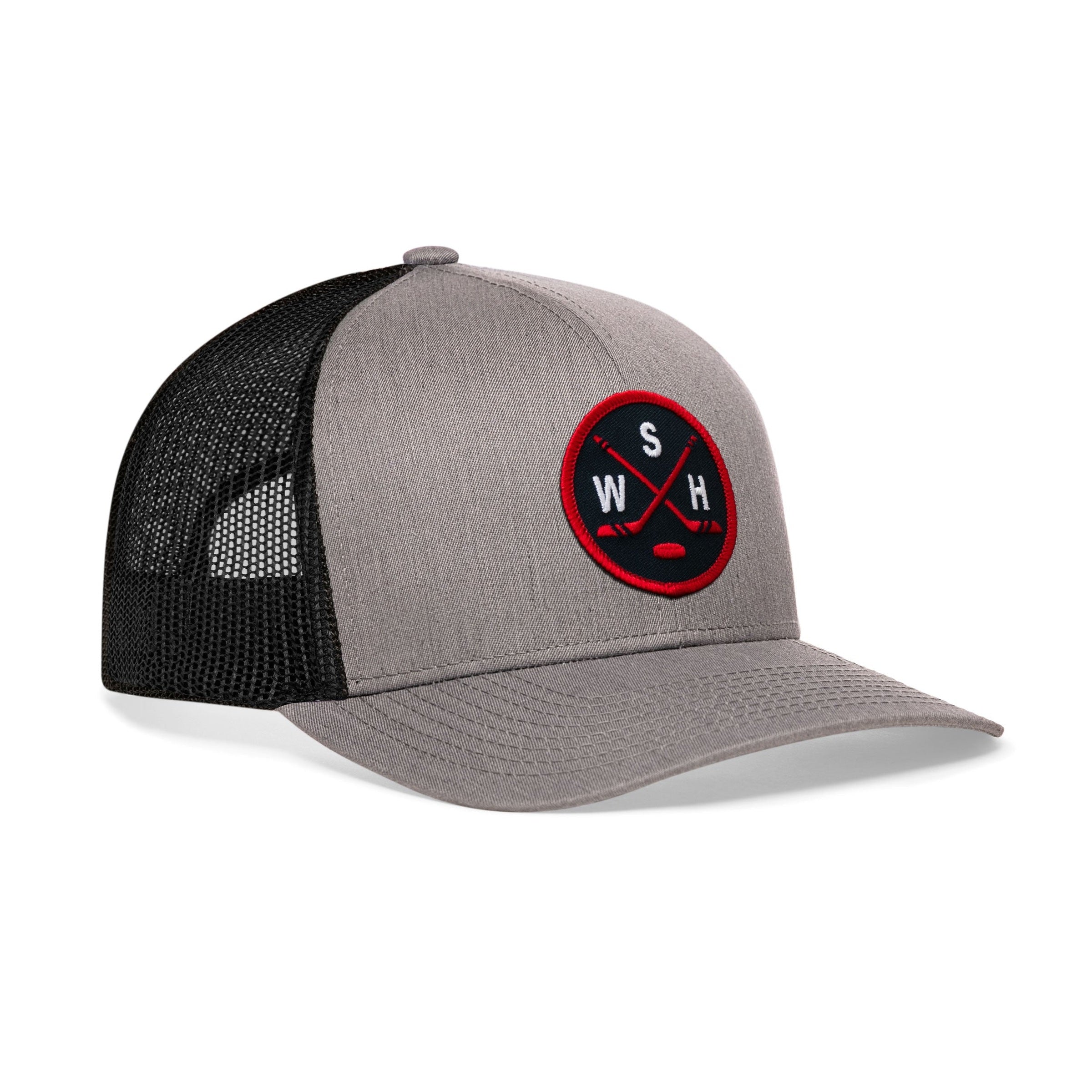 Washington DC Hockey Trucker Hat  |  WSH X Snapback