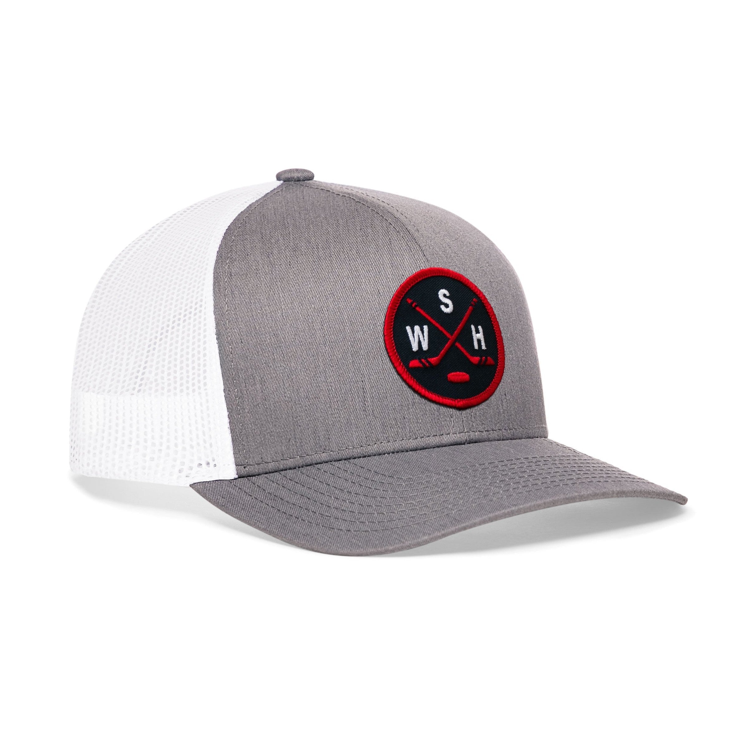 Washington DC Hockey Trucker Hat  |  WSH X Snapback