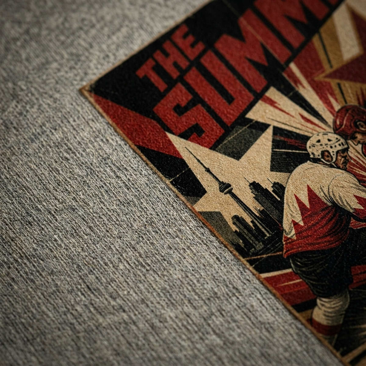 T-shirt — DTF Print Close-up | Generated by Modelize