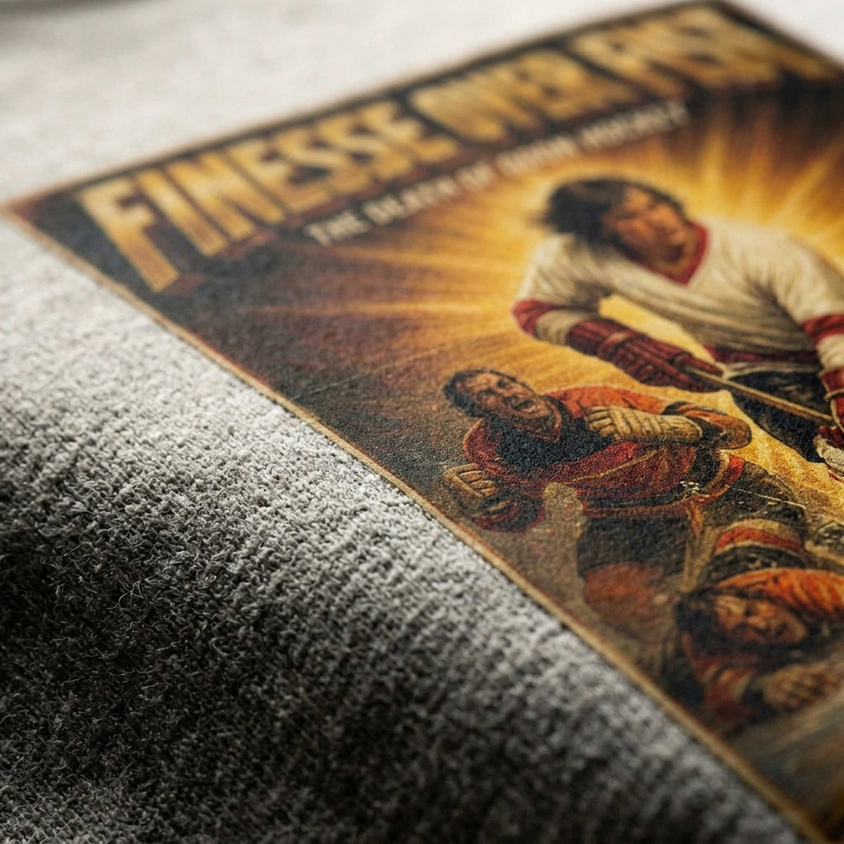 T-shirt — DTF Print Close-up | Generated by Modelize