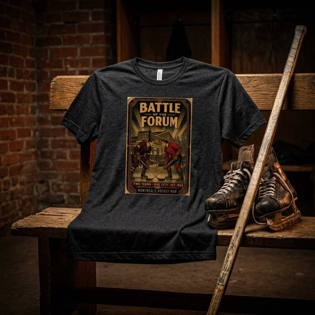 Graphic T-Shirt — Vintage Locker Room Scene | Generated by Modelize