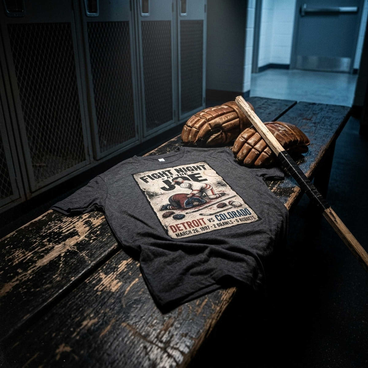 Short-sleeve T-shirt — Vintage Locker Room Lifestyle | Generated by Modelize