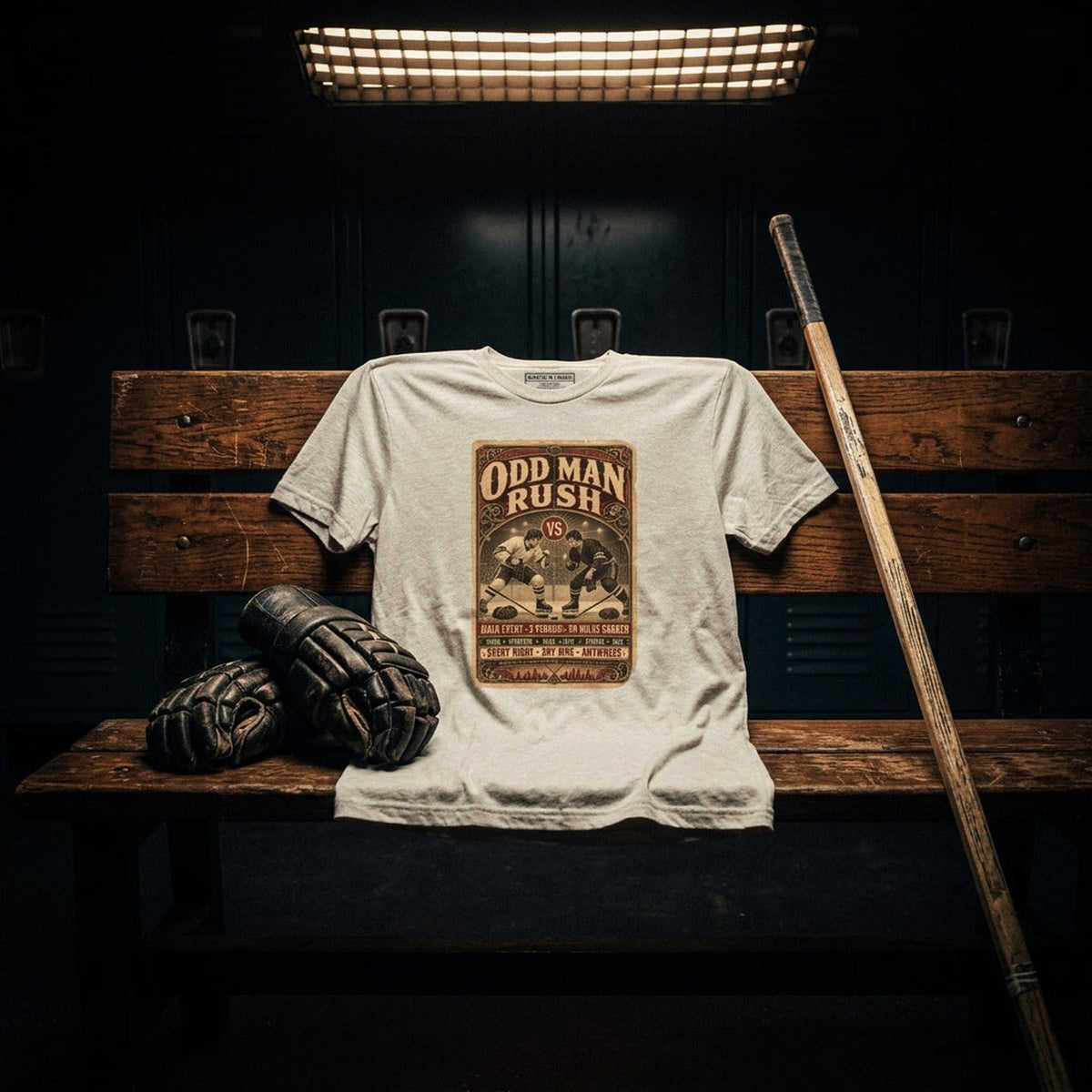 Short-sleeve T-shirt — Vintage Locker Room Lifestyle | Generated by Modelize