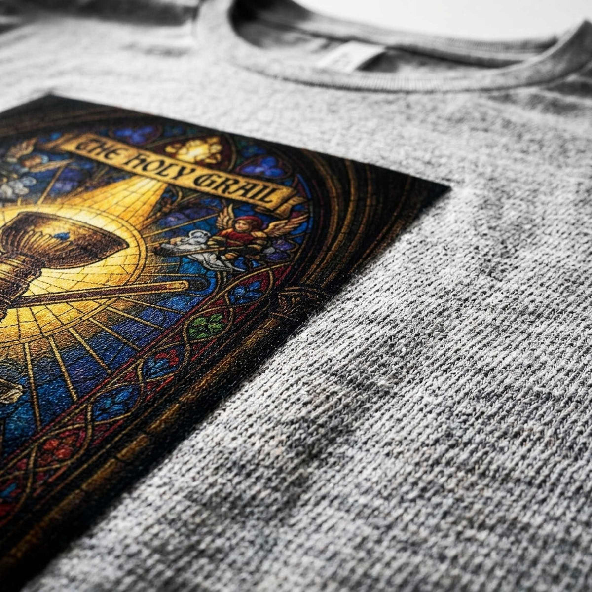 T-shirt — DTF Print Close-up | Generated by Modelize