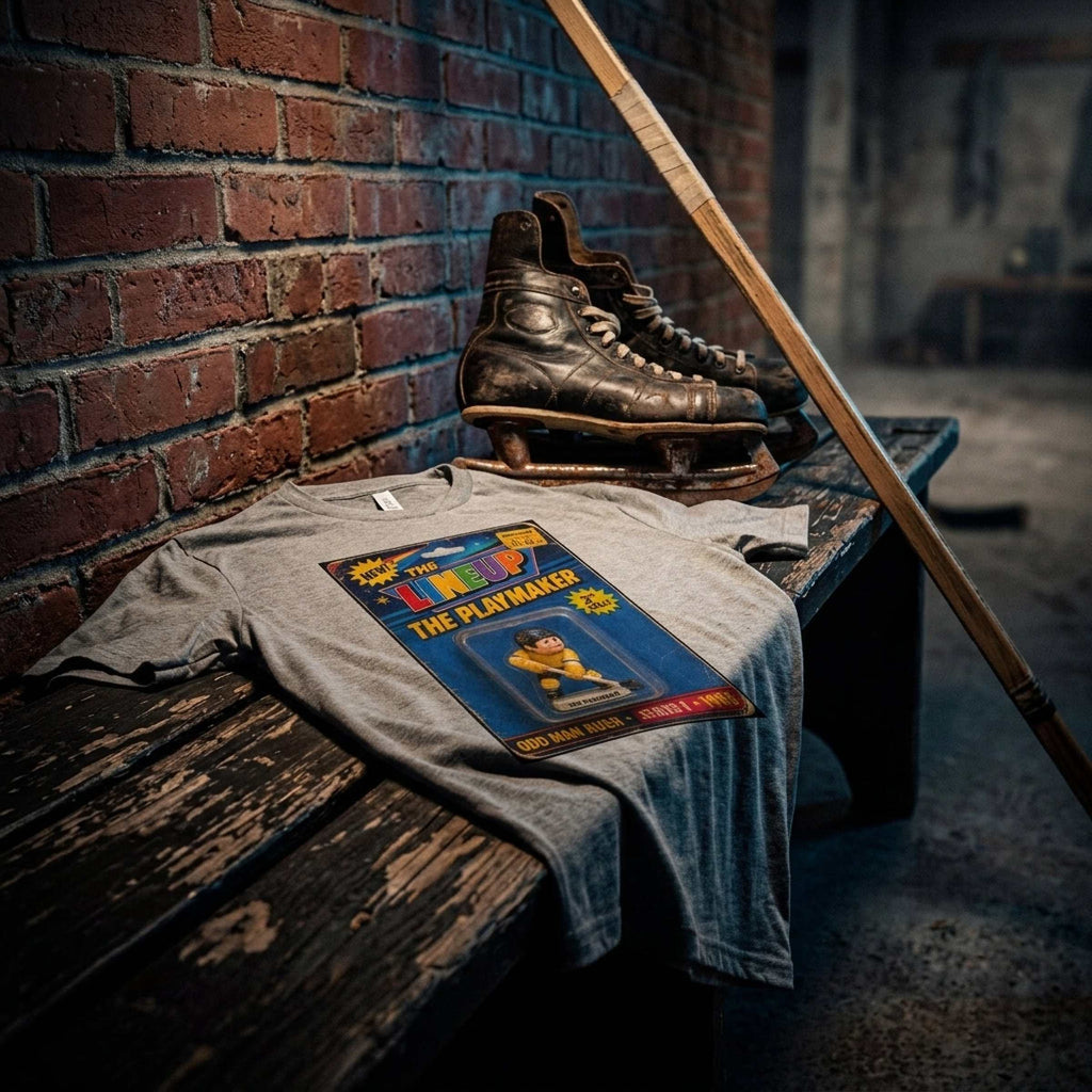 Short-sleeve T-shirt — Vintage Locker Room Scene | Generated by Modelize