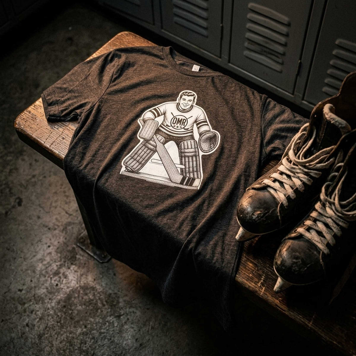 T-Shirt — Vintage Locker Room Lifestyle | Generated by Modelize