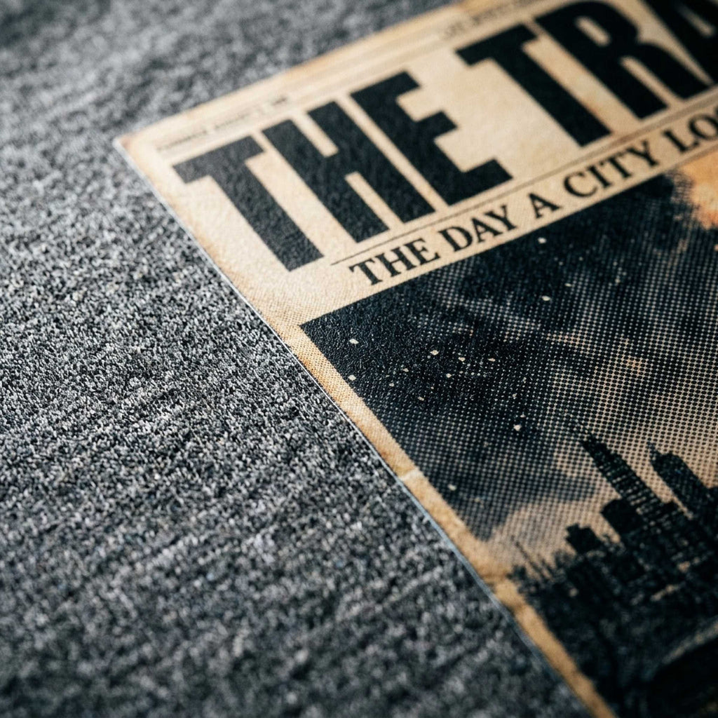 T-Shirt — DTF Print Close-up | Generated by Modelize