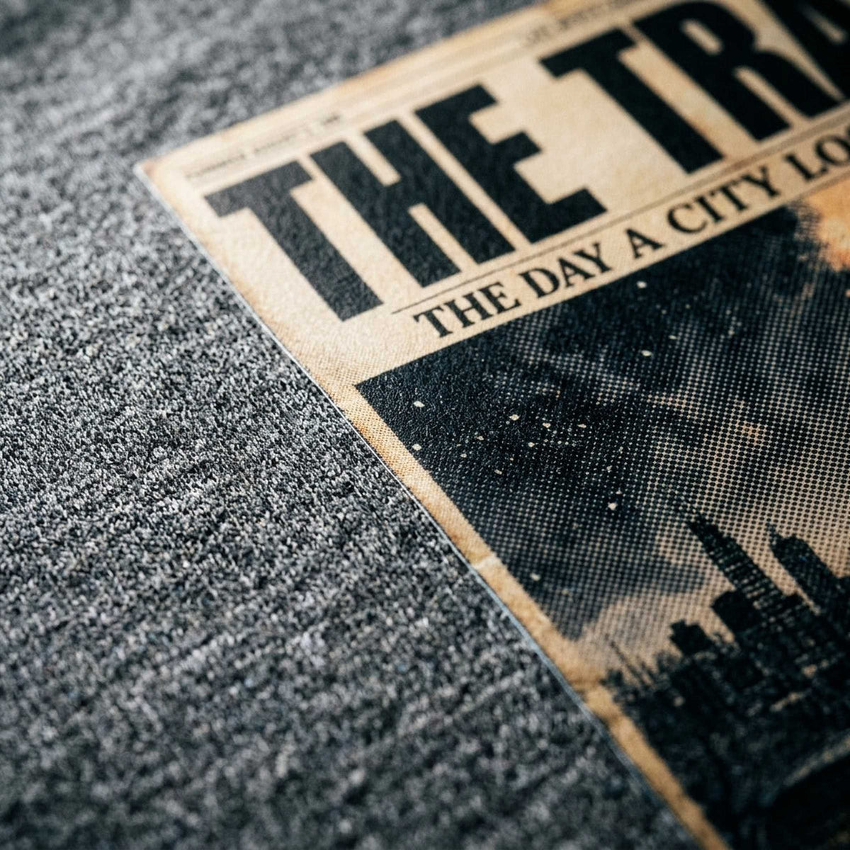 T-Shirt — DTF Print Close-up | Generated by Modelize