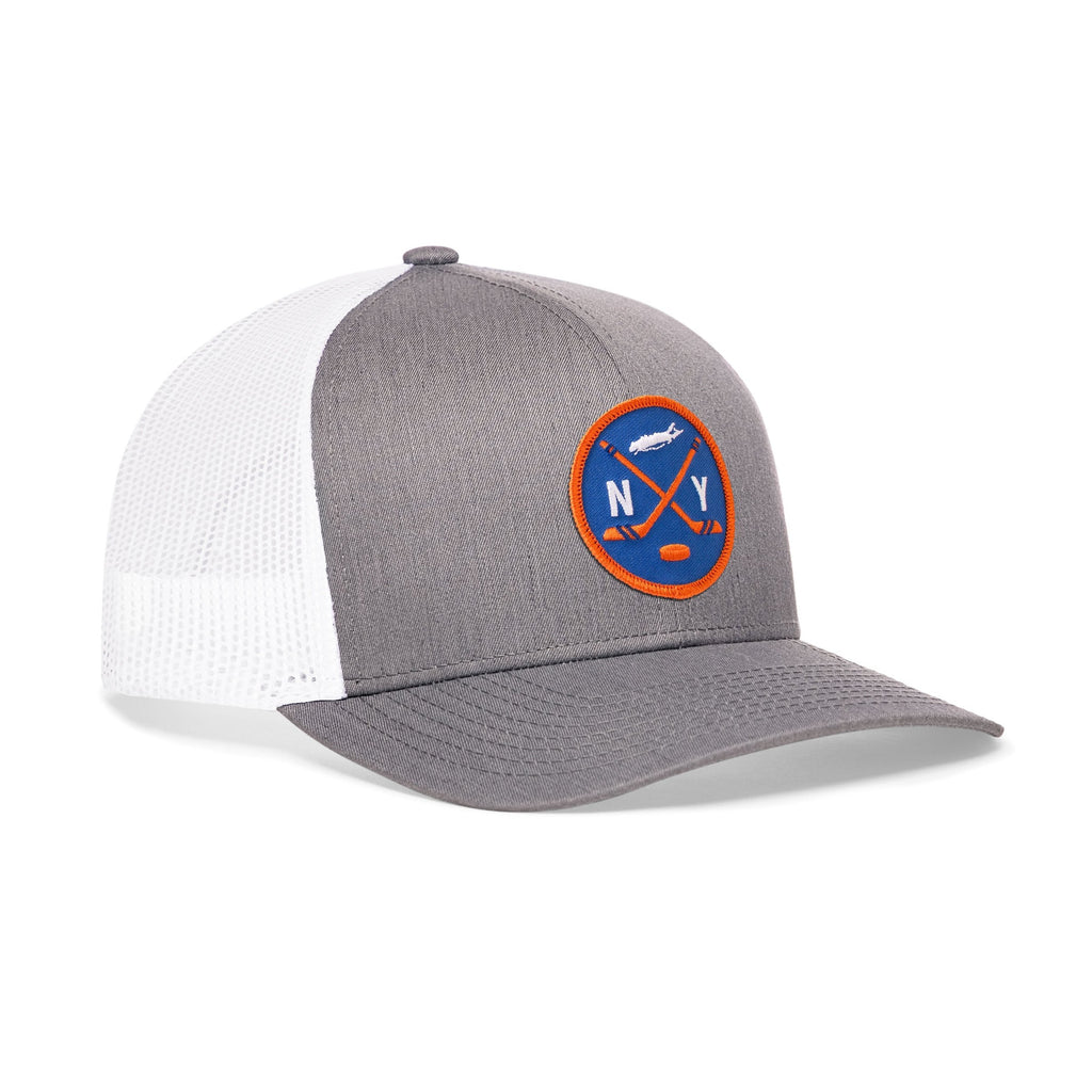 Long Island Hockey Trucker Hat  |  NY X Snapback
