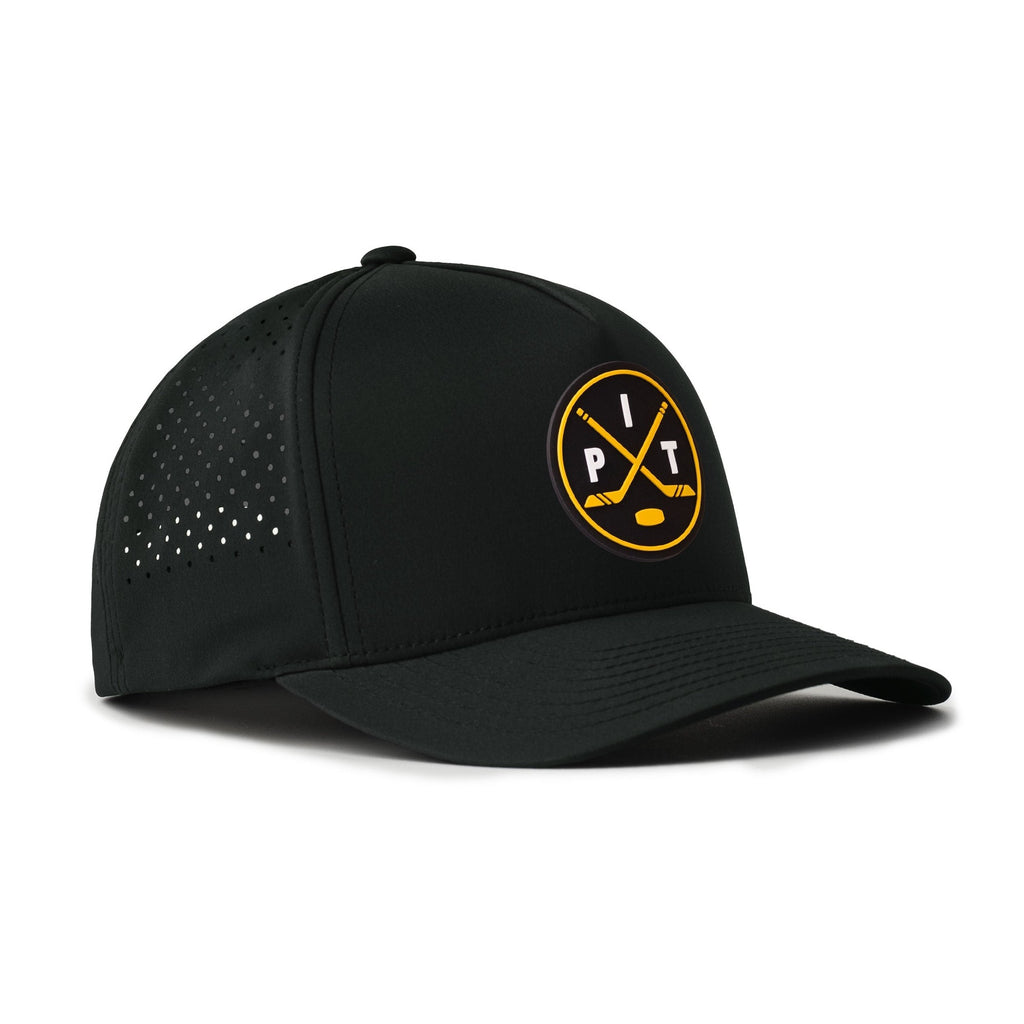 Pittsburgh Hockey Performance 5-Panel Hat  |  PIT X Flexfit Snapback