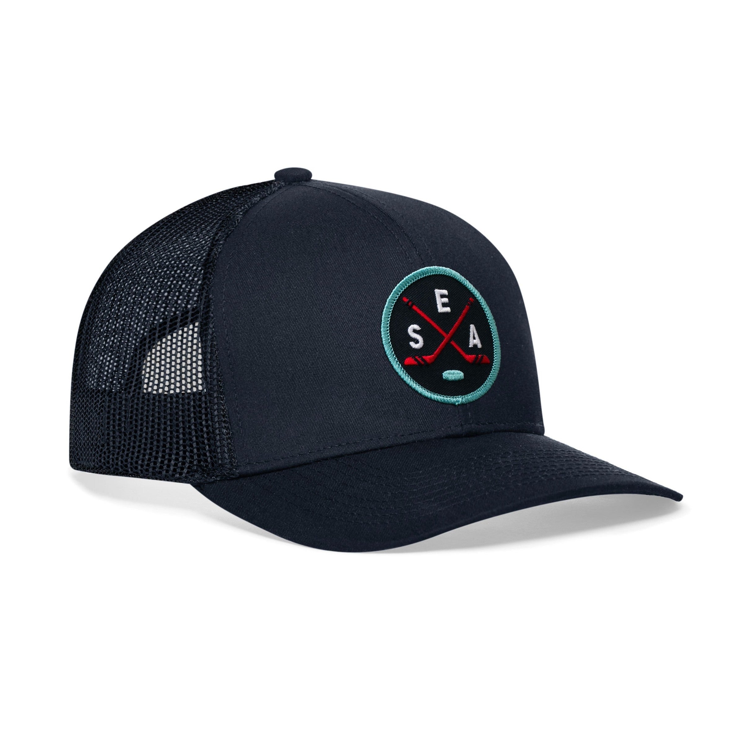 Seattle Hockey Trucker Hat  |  SEA X Snapback