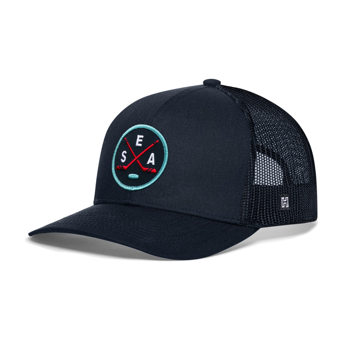 Seattle Hockey Trucker Hat  |  SEA X Snapback