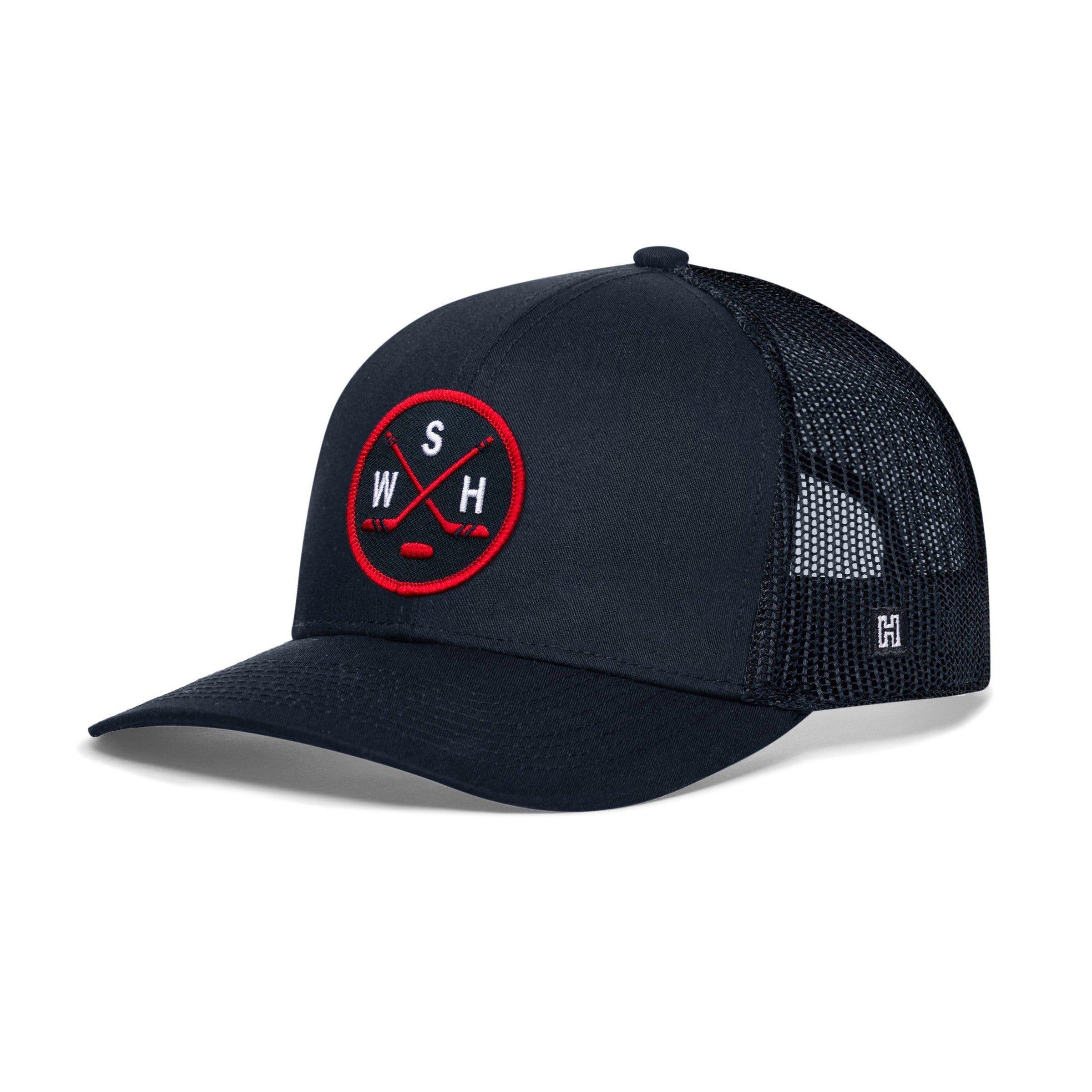 Washington DC Hockey Trucker Hat  |  WSH X Snapback