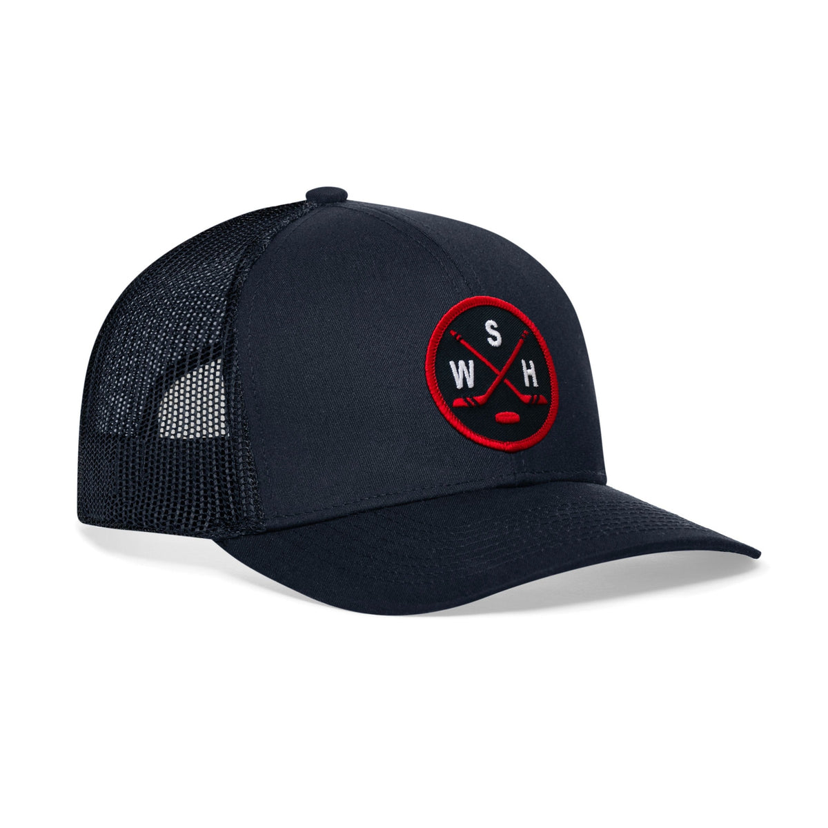 Washington DC Hockey Trucker Hat  |  WSH X Snapback